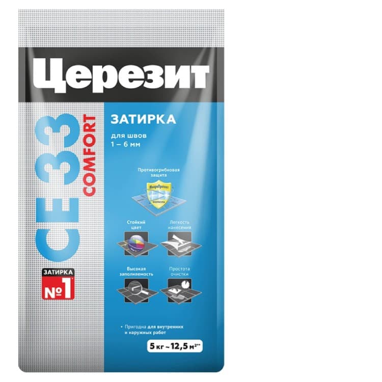 Ceresit CE 33 Цементная затирка 5 кг
