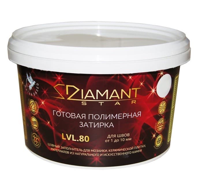 Diamant STAR LVL.80 1-10 Полимерная затирка 2 кг
