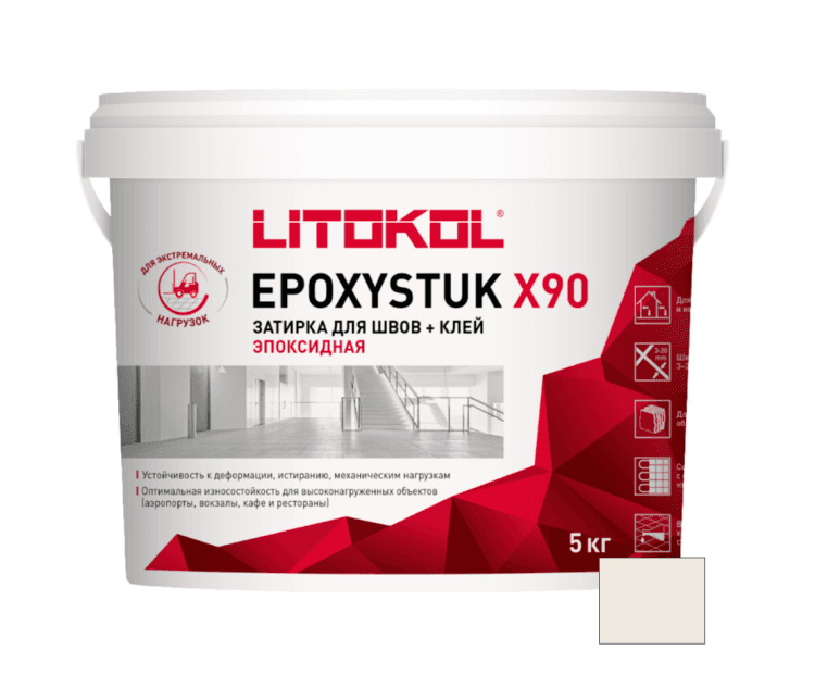 Litokol Epoxystuk X90 Эпоксидная затирка и клей 3-10 мм 5 кг