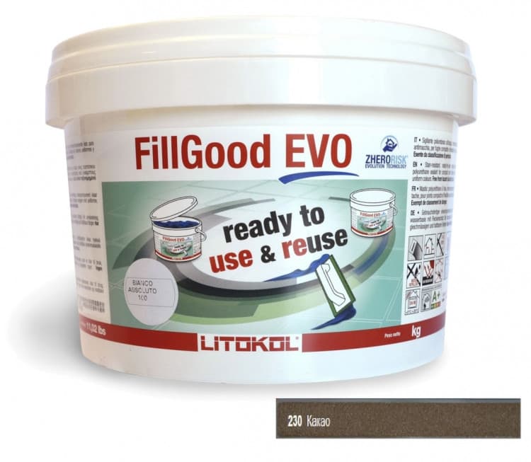 Litokol FillGood Evo Полиуретановая затирка 1-6 мм 2 кг