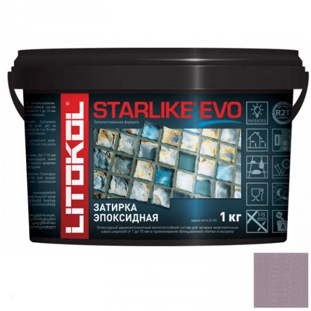 Litokol Starlike Evo Эпоксидная затирка 1-15 мм 1 кг