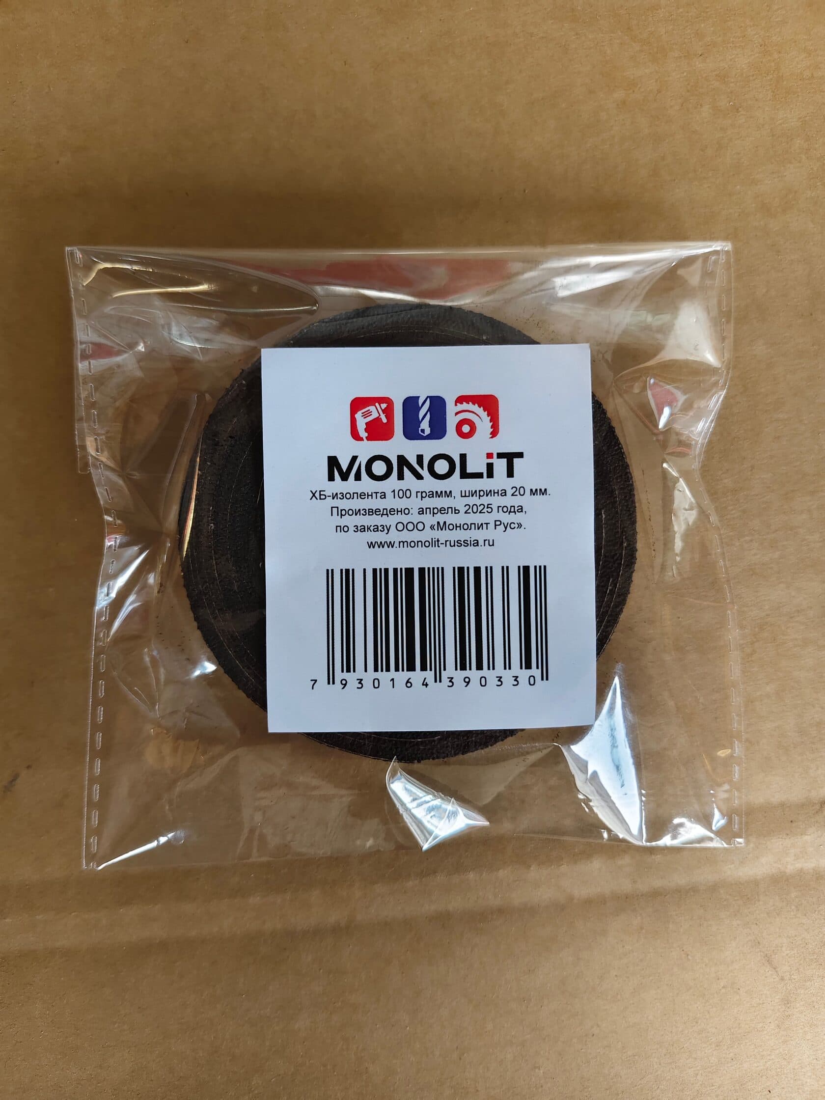 Изолента х/б 100 г Monolit