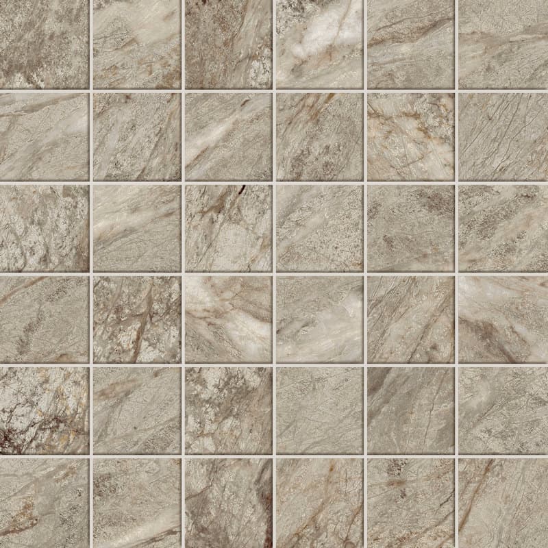 Декор Forte Dei Marmi Rock Grey Stone Mosaico 30x30 Лаппато