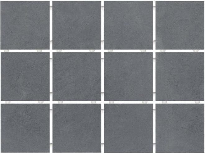 Амальфи серый темный матовый из 12 частей 9,8x9,8x0,7