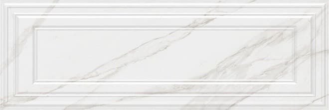Прадо белый панель глянцевый обрезной 40x120x1,2