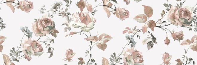 Декор Монфорте Роза матовый обрезной 40x120x1