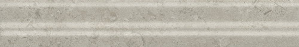 Бордюр Багет Карму серый светлый матовый обрезной 30x5x1,9