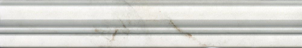 Бордюр Багет Серенада белый глянцевый обрезной 30x5x1,9
