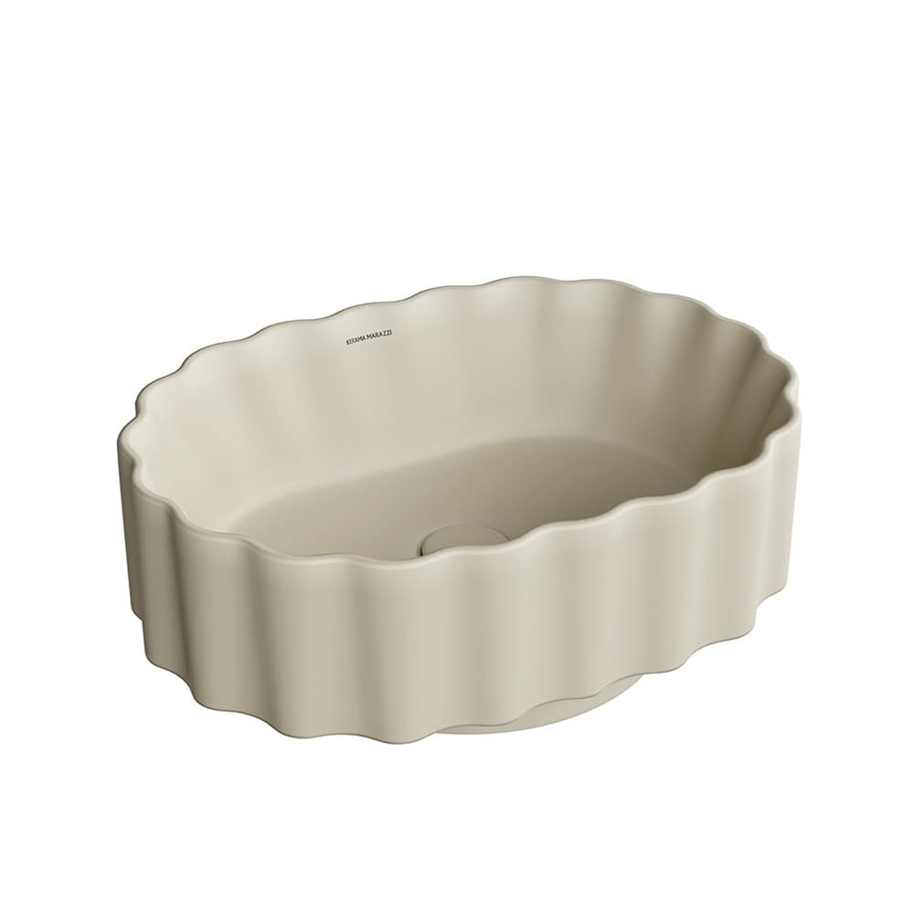 CC.wb.50/SAN Раковина ARTBASIN Conchiglia/АртБейзин Конкилья накладная 50, песочная матовая - фото 111516