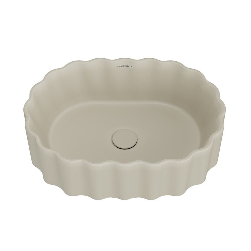 CC.wb.50/SAN Раковина ARTBASIN Conchiglia/АртБейзин Конкилья накладная 50, песочная матовая - фото 111517