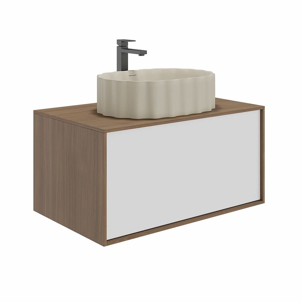 CC.wb.50/SAN Раковина ARTBASIN Conchiglia/АртБейзин Конкилья накладная 50, песочная матовая - фото 111519