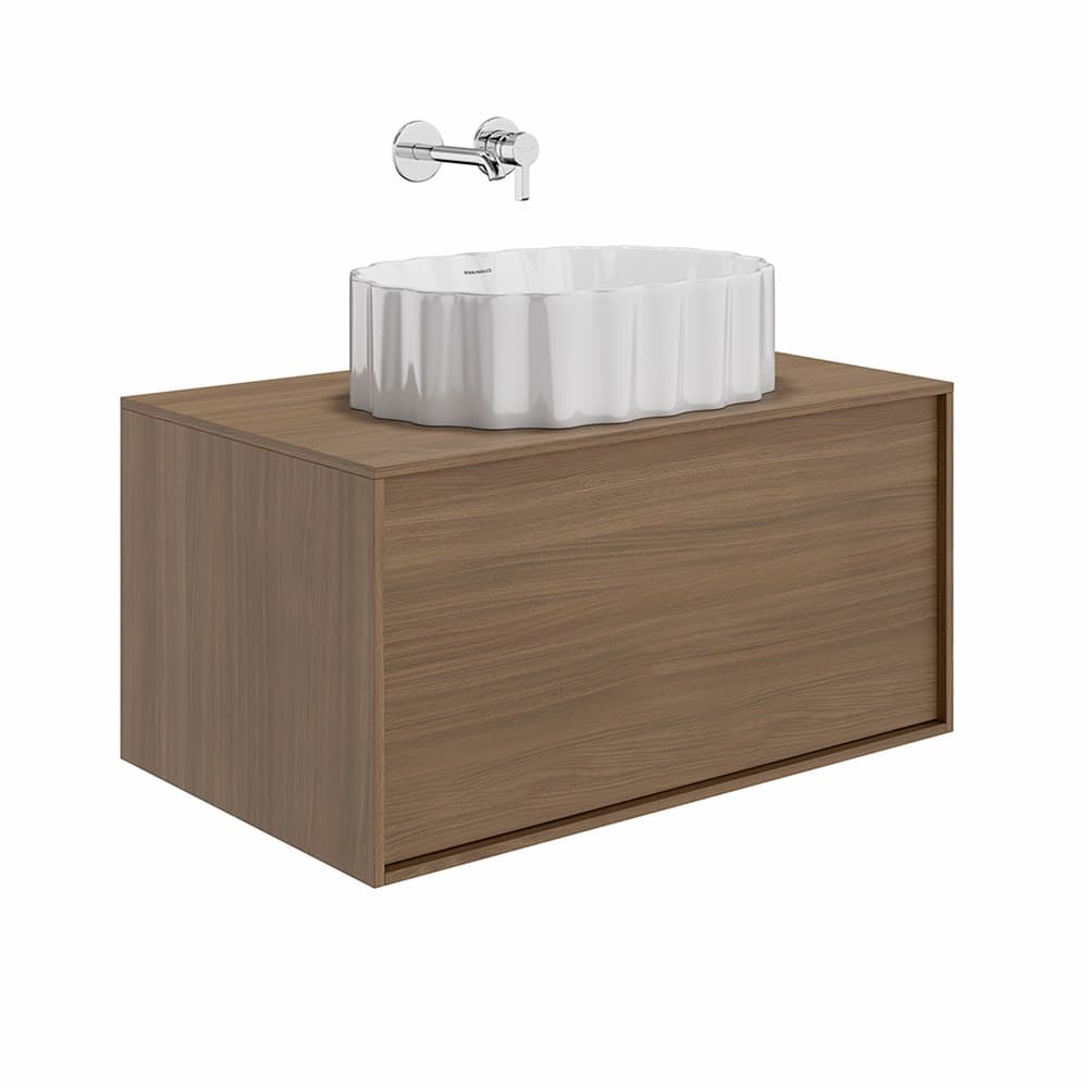 CC.wb.50/WHT Раковина ARTBASIN Conchiglia/АртБейзин Конкилья накладная 50, белая глянцевая - фото 111421