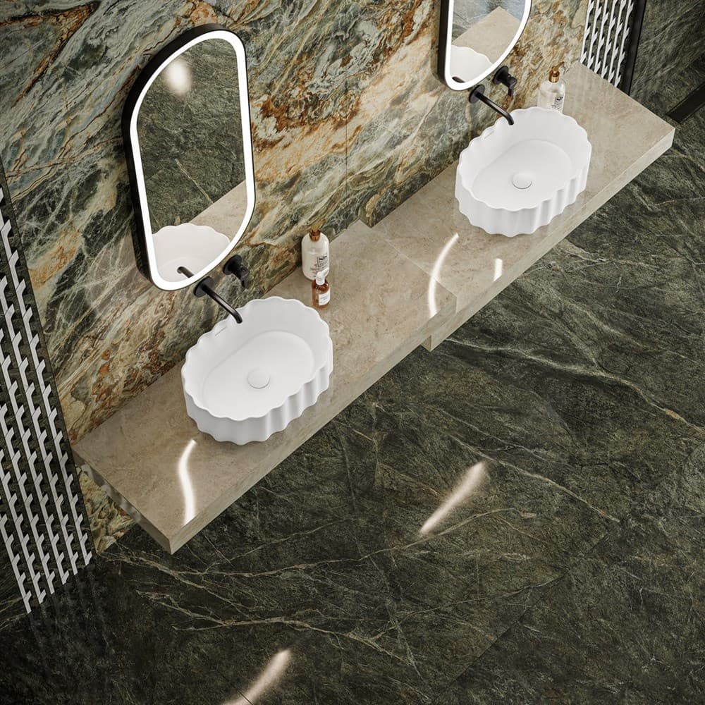 CC.wb.50/WHT Раковина ARTBASIN Conchiglia/АртБейзин Конкилья накладная 50, белая глянцевая - фото 111424