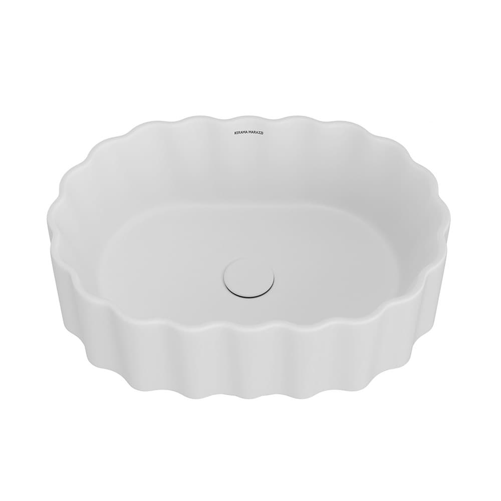 CC.wb.50/WHT.M Раковина ARTBASIN Conchiglia/АртБейзин Конкилья накладная 50, белая матовая - фото 111473