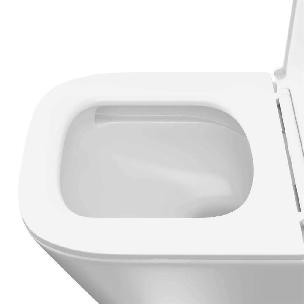 CU.T.wc.02 Унитаз Cubo Tornado/Кубо Торнадо подвесной, с системой смыва торнадо с крепежом и сиденьем, белый глянцевый - фото 130170