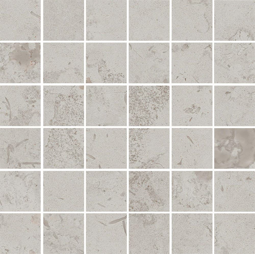 DD205320/MM Декор Про Лаймстоун серый светлый матовый мозаичный 30x30x0,9 - фото 98371