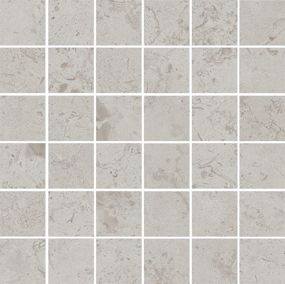 DD205320/MM Декор Про Лаймстоун серый светлый матовый мозаичный 30x30x0,9 - фото 98374