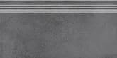 Ступень Мирабо серый темный обрезной 30x60x0,9