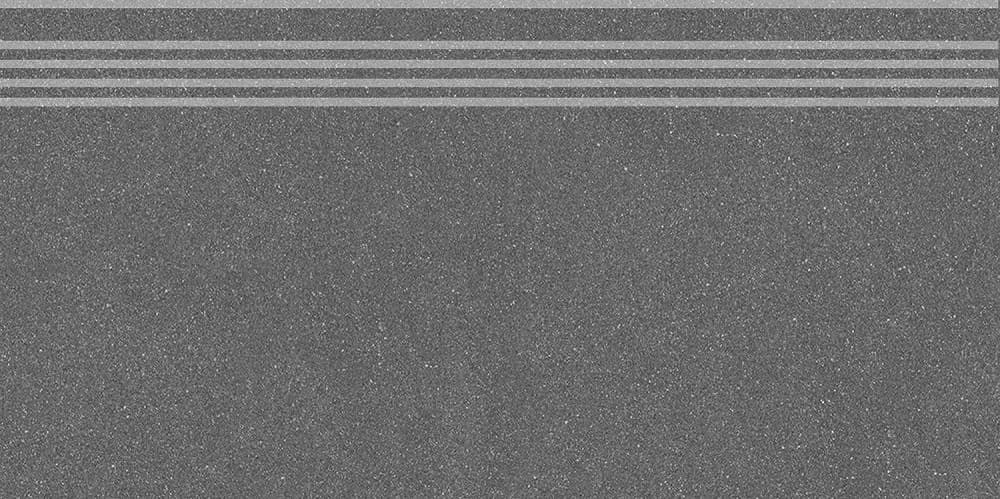 Ступень Джиминьяно антрацит матовый обрезной 30х60x0,9