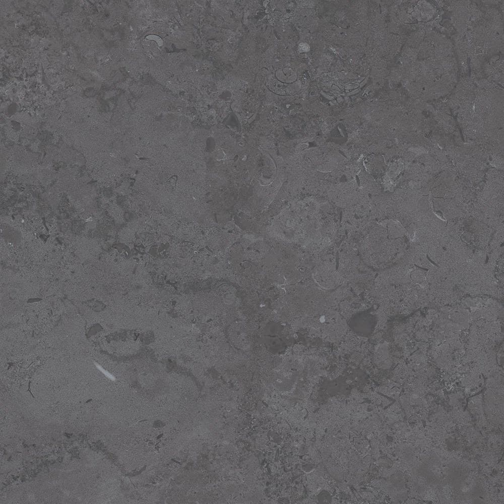 DD640820R Про Лаймстоун серый темный натуральный обрезной 60x60x0,9 - фото 98234