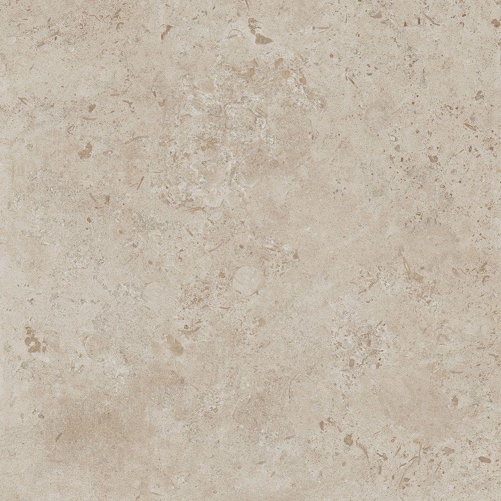 DD641120R Про Лаймстоун бежевый темный натуральный обрезной 60x60x0,9 - фото 98283