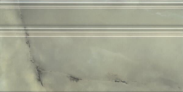 Плинтус Джардини зеленый глянцевый обрезной 20x40x1,6