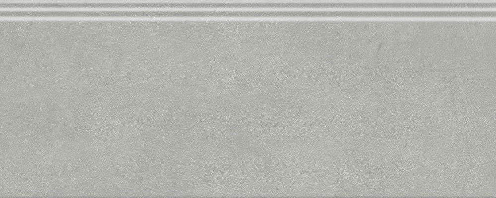 Плинтус Чементо серый матовый обрезной 30x12x1,3