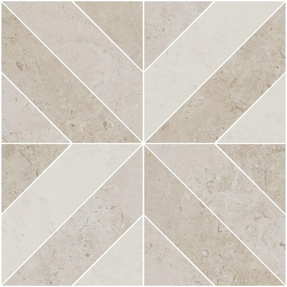 ID125T Декор Про Лаймстоун бежевый матовый 60x60x0,9 - фото 98499