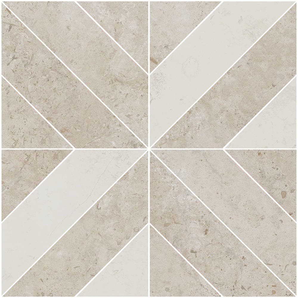 ID125T Декор Про Лаймстоун бежевый матовый 60x60x0,9 - фото 98502