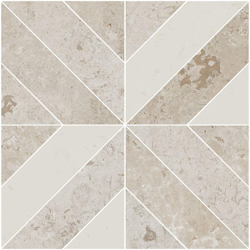 ID125T Декор Про Лаймстоун бежевый матовый 60x60x0,9 - фото 98503