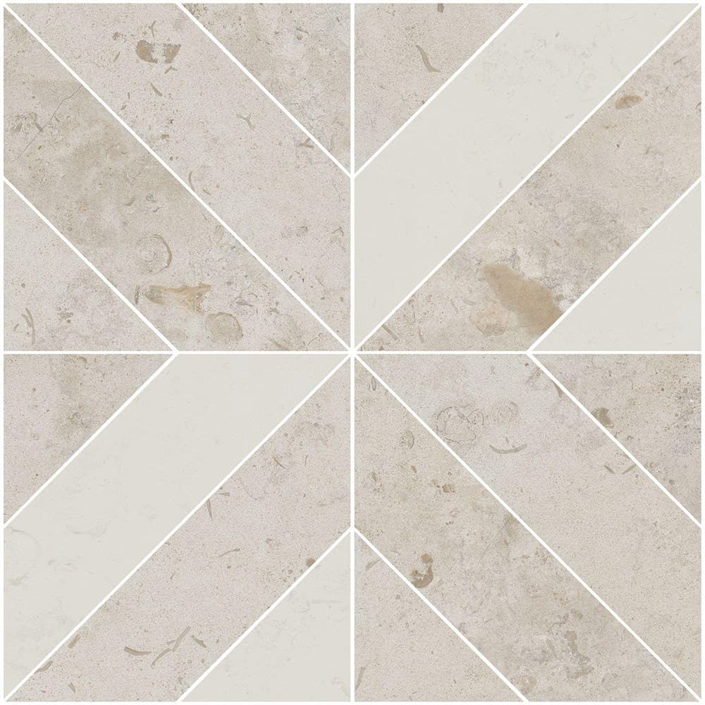 ID125T Декор Про Лаймстоун бежевый матовый 60x60x0,9 - фото 98505