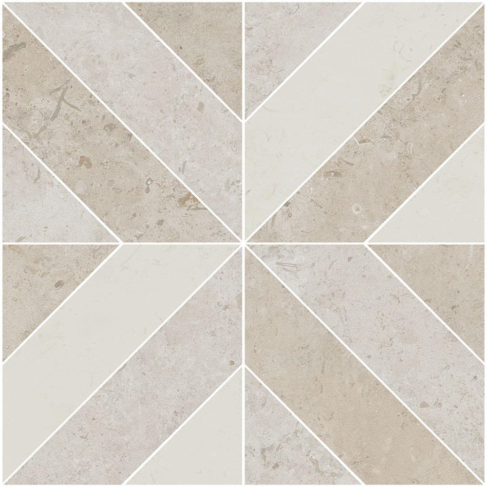 ID125T Декор Про Лаймстоун бежевый матовый 60x60x0,9 - фото 98506