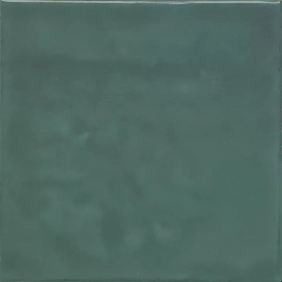 KM1515B0020N Фес зелёный тёмный глянцевый 15x15x0,77 - фото 125686