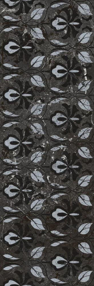 KM3090B0150R Тубкаль чёрный глянцевый обрезной 30x89,5x0,9 - фото 125847