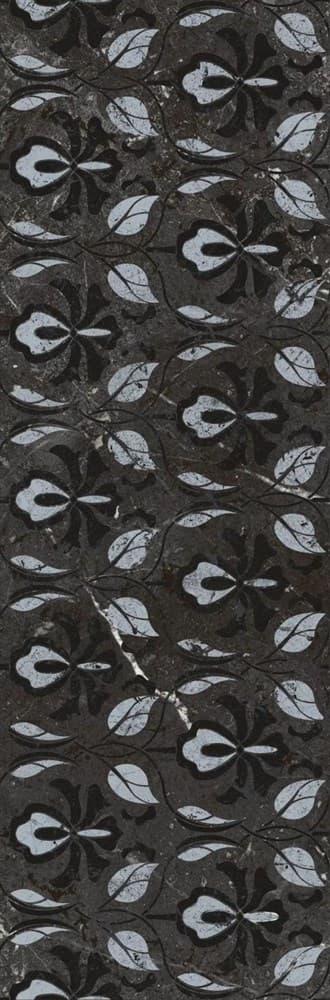 KM3090B0150R Тубкаль чёрный глянцевый обрезной 30x89,5x0,9 - фото 125848
