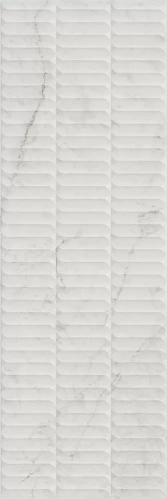 KM3090B0160R Тубкаль белый глянцевый структура обрезной 30x89,5x1,05 - фото 125855