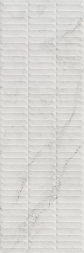 KM3090B0160R Тубкаль белый глянцевый структура обрезной 30x89,5x1,05 - фото 125857