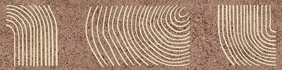 Бордюр Руссильон коричневый матовый обрезной 30x7,2x0,9