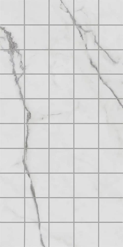 KMD2PTG003BR Декор чипсет Коррер белый глянцевый обрезной 30x60x0,9 - фото 131484
