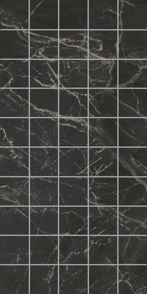 KMD2PTG004BR Декор чипсет Коррер чёрный глянцевый обрезной 30x60x0,9 - фото 131488