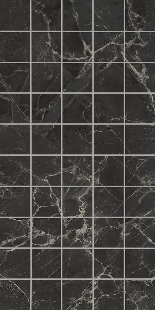 KMD2PTG004BR Декор чипсет Коррер чёрный глянцевый обрезной 30x60x0,9 - фото 131491