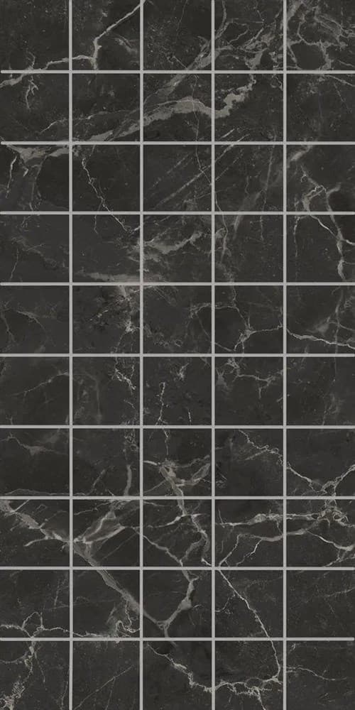 KMD2PTG004BR Декор чипсет Коррер чёрный глянцевый обрезной 30x60x0,9 - фото 131494