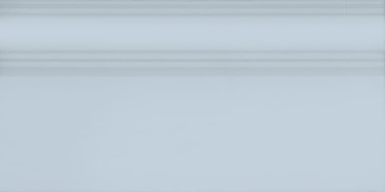 Плинтус Гране синий светлый матовый обрезной 20x40x1,6