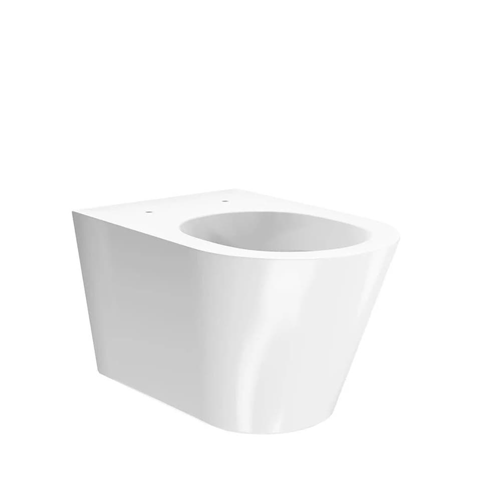 KMPMWc53GWh2 Унитаз Plaza Modern/Плаза Модерн подвесной безободковый, белый глянцевый - фото 131716