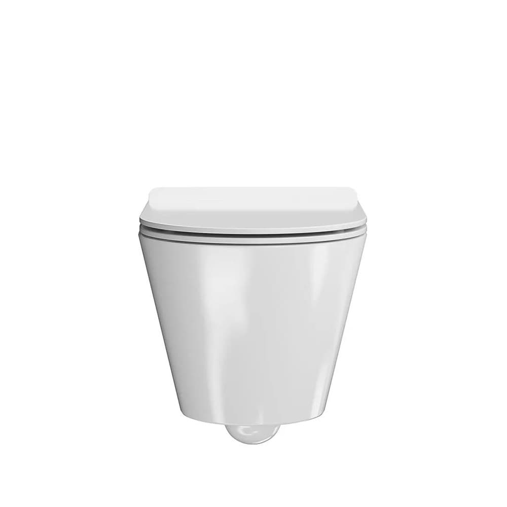 KMPMWc53GWh2 Унитаз Plaza Modern/Плаза Модерн подвесной безободковый, белый глянцевый - фото 131720
