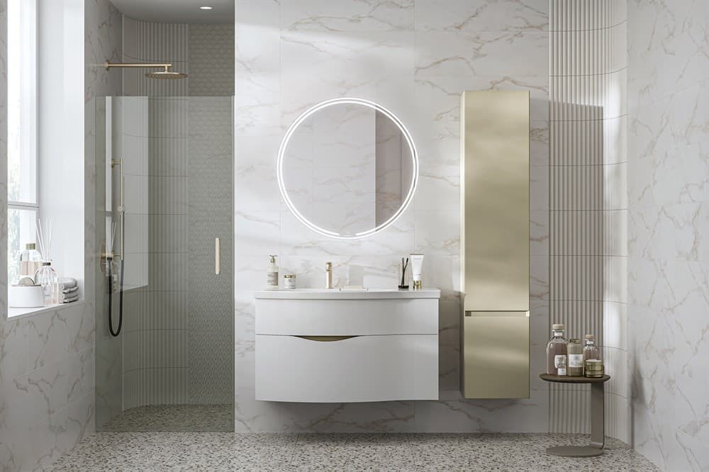 MIO.mi.70D/WHT Зеркало Mio/Мио круглое с диммером 70, белое - фото 116964