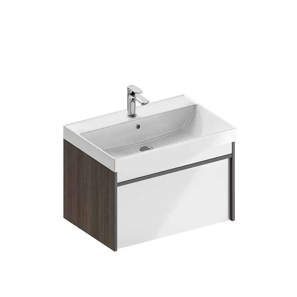 MOD.70.1+1/AR Тумба Modula/Модула подвесная 70 с ящиком 1+1, арабика - фото 127722