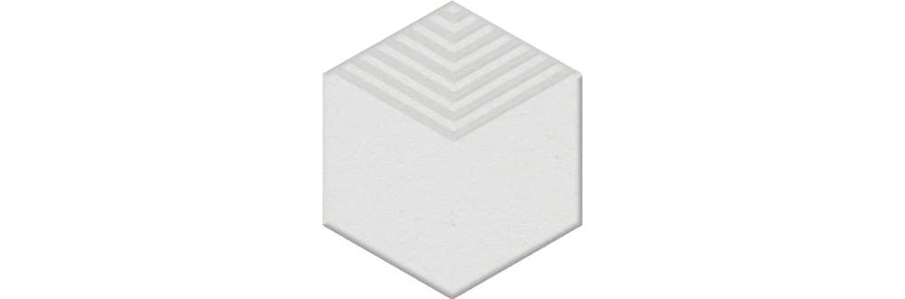 Декор Агуста белый матовый 6x5,2x0,69