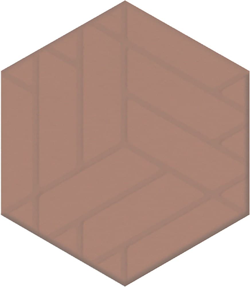 OS/D241/63010 Декор Агуста розовый матовый 6x5,2x0,69 - фото 96441