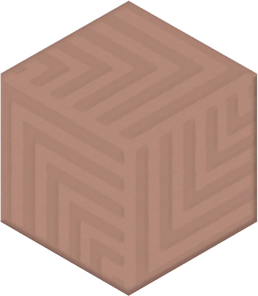 OS/D241/63010 Декор Агуста розовый матовый 6x5,2x0,69 - фото 96442